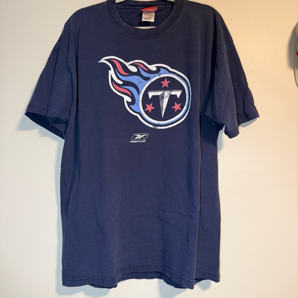 VTG Reebok Tennessee Titans Men's T-Shirt Size L